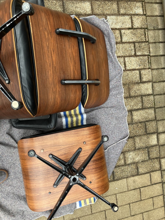 Image 1 of Sillón Eames de Herman Miller by Vitra con otomana. ¡De 1983 con factura! Rio Palissander