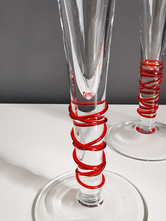 Image 1 of Copas de Prosecco LSA International, hechas a mano y sopladas a boca.