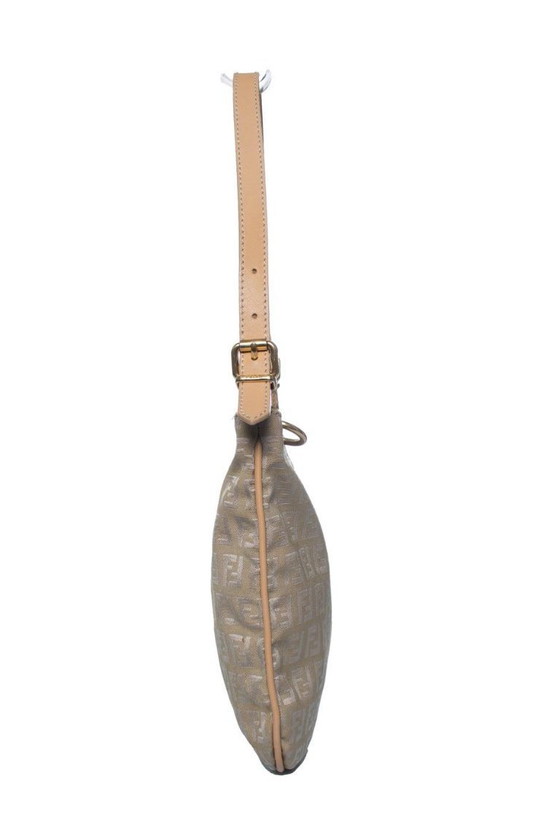 Image 1 of Sac bandoulière Fendi Oyster Zucchini FF beige