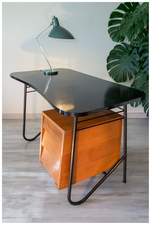 Bureau Année 50 Dans Le Style De Guariche, Hitier