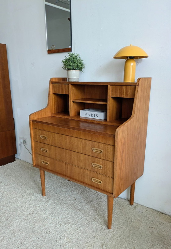 Image 1 of secrétaire vintage en bois