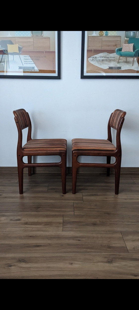 Image 1 of 6 chaises vintage design scandinave 