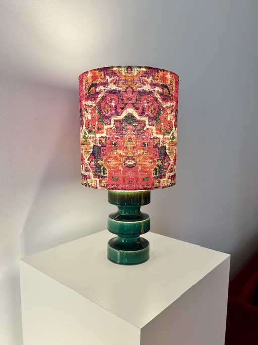 Charmante vaaslamp gemaakt van een zeer zeldzame vaas door Cari Zalloni voor Steuler Keramik.