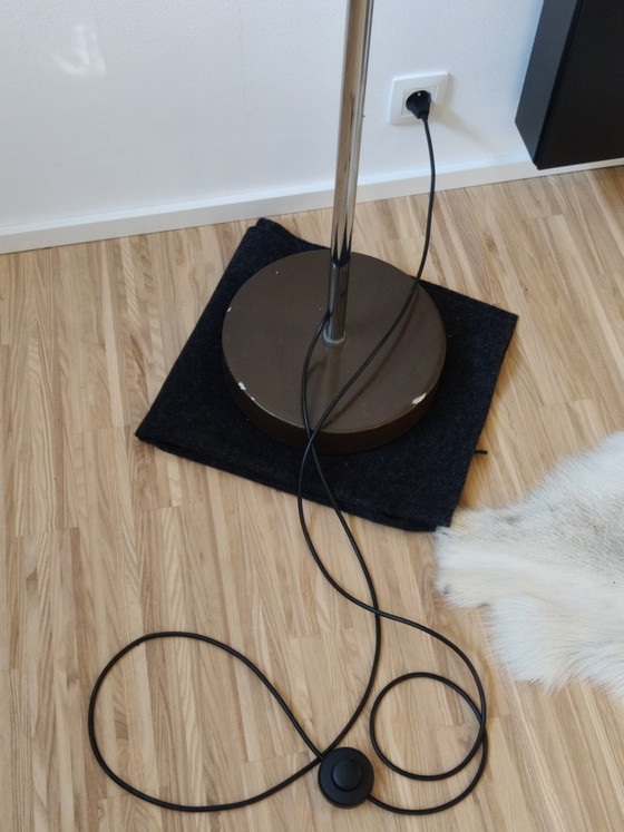 Gepo arc lamp, 1960s, XXL – Floor lights, Metal, Plastic (photo 7 of 14)