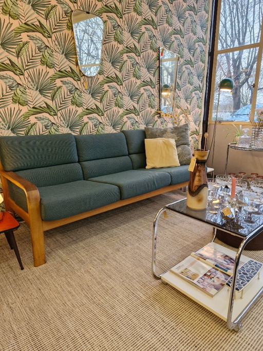 Canapé trois places vintage de design danois L. Olson & Son