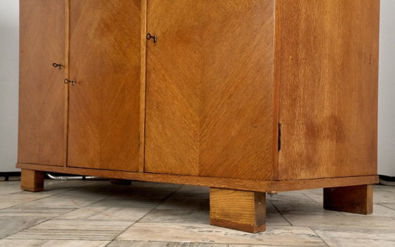 Image 1 of Vintage houten dressoir, jaren 1930, Tsjechoslowakije