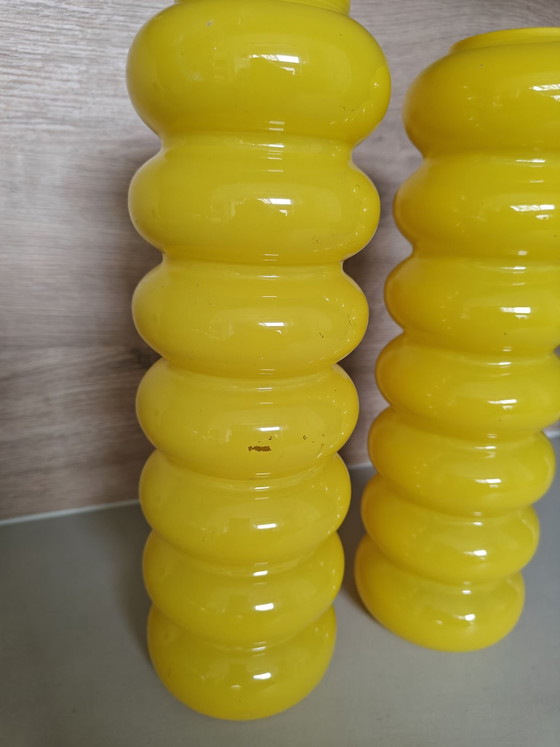 Vasi IKEA Solstråle - Design di Anne Nilsson, Vetro, Giallo (foto 3 di 7)