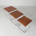 Set of 3 side tables, mimi set, 1960s