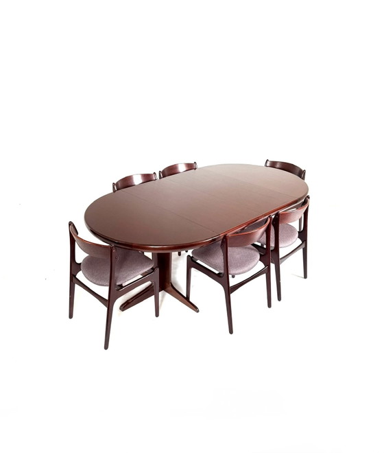 Vintage Extendable Danish Dining Table, VV Møbler ‘60 – Wood (photo 7 of 14)