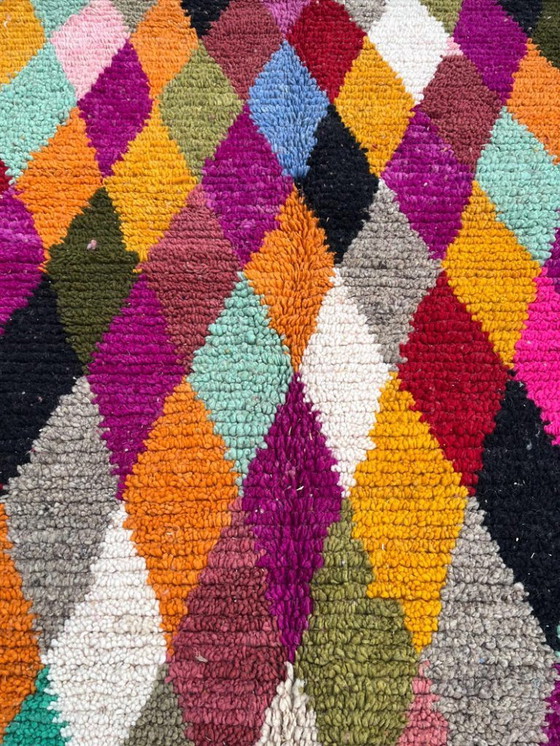 Image 1 of Tapis berbères multicolores en laine 200cmx150cm