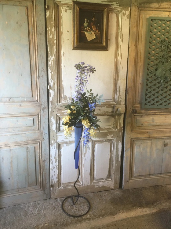 Vaso da terra in metallo/soliflore – Vasi, Cristallo, Vintage (photo 7 of 9)