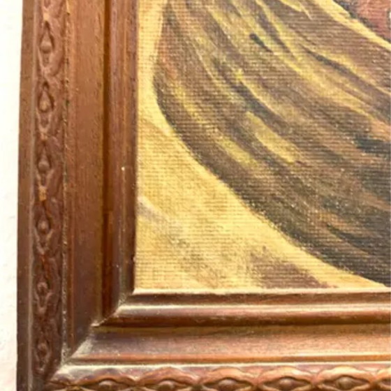 Image 1 of Ölgemälde, G. De Curtis, signierte Leinwand, Junger italienischer Fischer, Ende des 20. Jahrhunderts