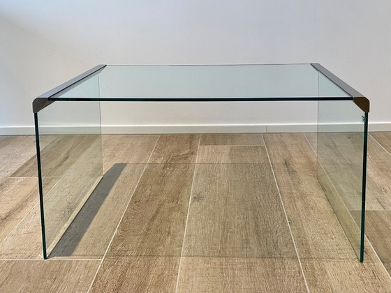 Image 1 of Table basse en verre Gallotti & Radice L80 x P40 x H42,5 cm