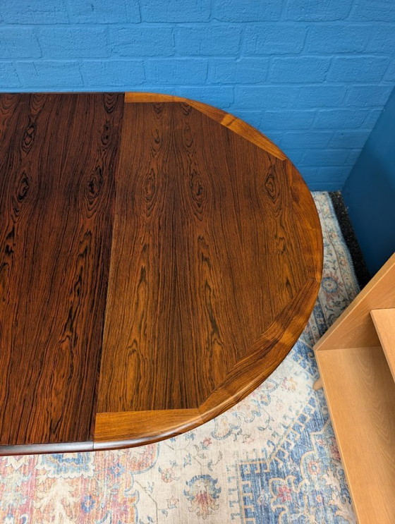 Image 1 of Tavolo da pranzo allungabile vintage, palissandro, anni '60