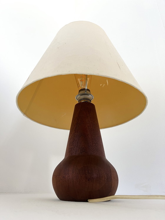 Image 1 of Teak & Paper Table Lamp '60