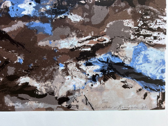Serigrafía André van Kruijssen – Litografías y grabados, Paper, Abstract (photo 7 of 7)
