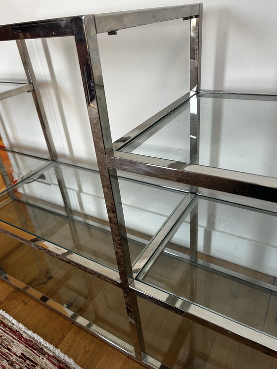 Image 1 of Eichholtz Wandmöbel aus Metallglas