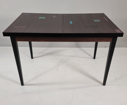 Vintage eettafel van essenhout, jaren 70