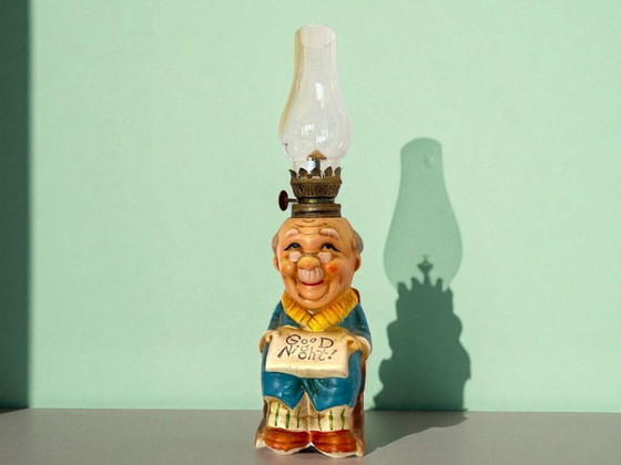 Image 1 of Japanische Kitsch-Keramik-Fix-Öllampe aus Keramik