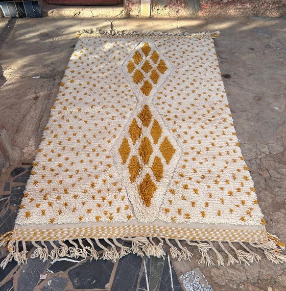 Traditioneel handgemaakt Berberkleed met kleurrijke patronen 150/250 cm – Aime Té, Vloerkleden en tapijten (photo 7 of 9)