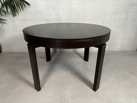 Image 1 of Adjustable vintage dining table (round/oval) - 1970s