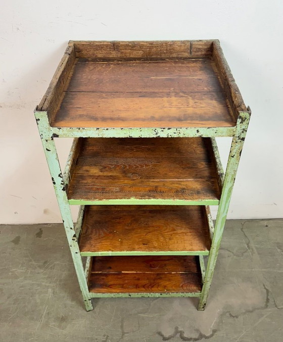 Image 1 of Scaffale industriale verde, anni '60