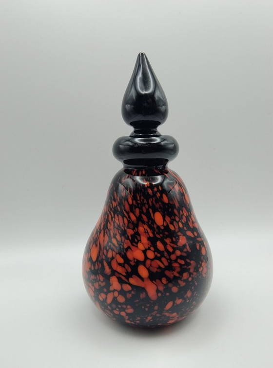 Boccetta in vetro artistico di Murano di Archimede Seguso, Oggetti decorativi, Arancione (foto 10 di 10)