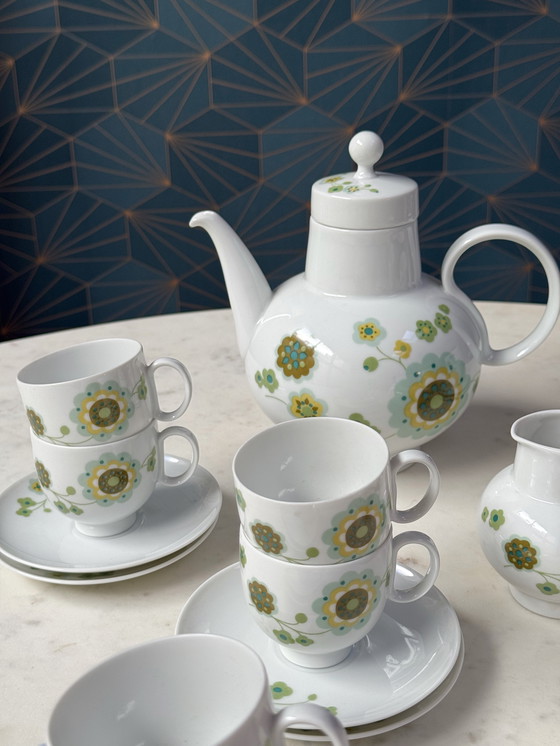 Image 1 of Servizio da caffè vintage in porcellana tedesca per 10 persone (anni '60-'70) – Heinrich Germany