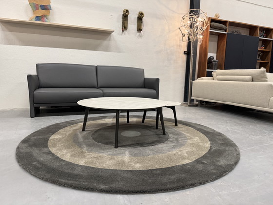 Image 1 of Leolux Rolan Coffee Table Set Ceramic Strata Argentum