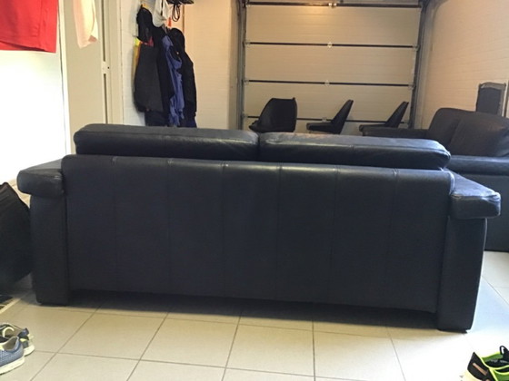Image 1 of Se vende: Sofá de cuero negro De Sede