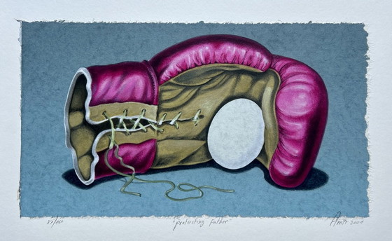 Image 1 of Screen print Sharon Amir - Protecting father