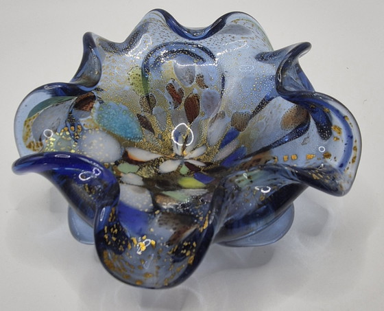 Vintage Murano "Tutti Frutti" Bowl – 1950s/60s – Gold Leaf – Decorative Objects, Glass (photo 4 of 14)