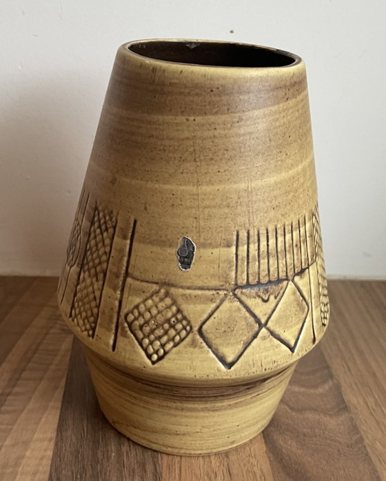 Image 1 of Syco Keramik Sweden - Vintage aardewerken vaas model 1410