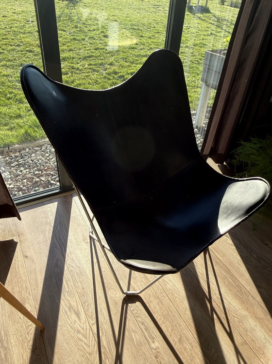 Image 1 of Pampa Mariposa Butterfly Chair - Cuero - armchair leather
