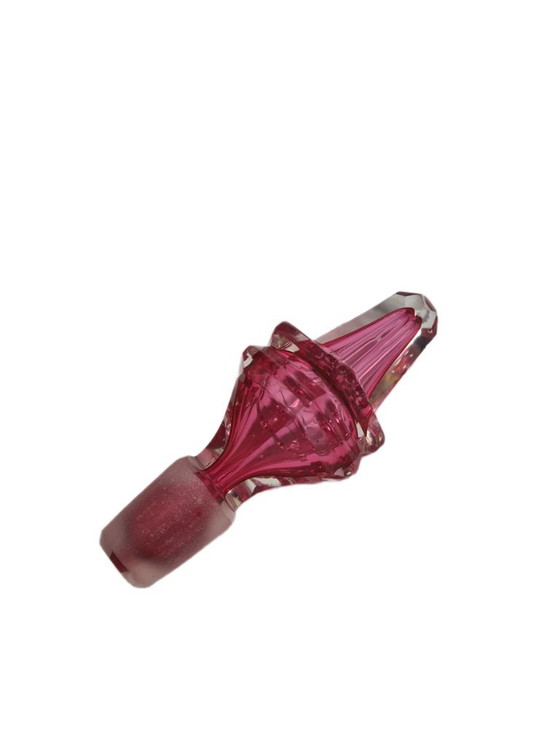 Biedermeier Rubin karaf, voormalig Oostenrijk-Hongaars Rijk, jaren 1890 – Glazen & Karaffen, Glass (photo 5 of 13)