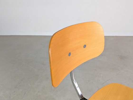 Image 1 of Sedia da ufficio Fritz Hansen, Jørgen Rasmussen design KEVI, sedia in legno