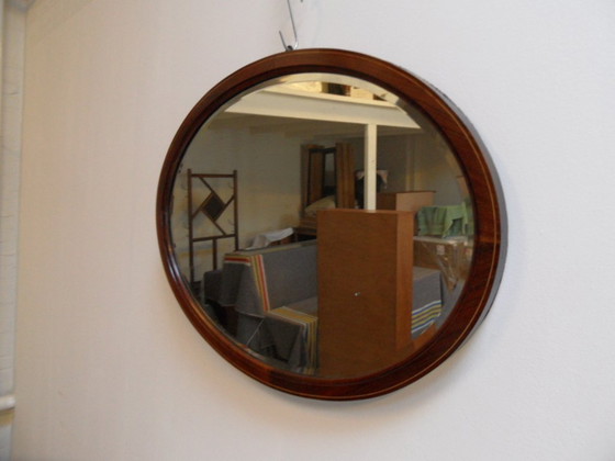 Image 1 of Antique oval mirror