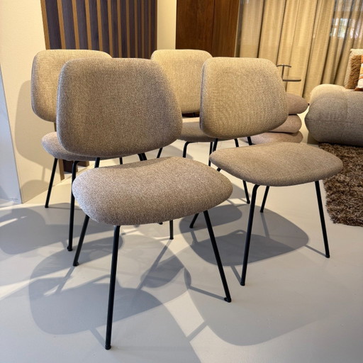 4x Lynn - Tissu beige