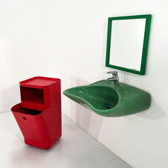 Image 1 of Set da bagno verde di Luigi Colani per Villeroy & Boch, anni '60