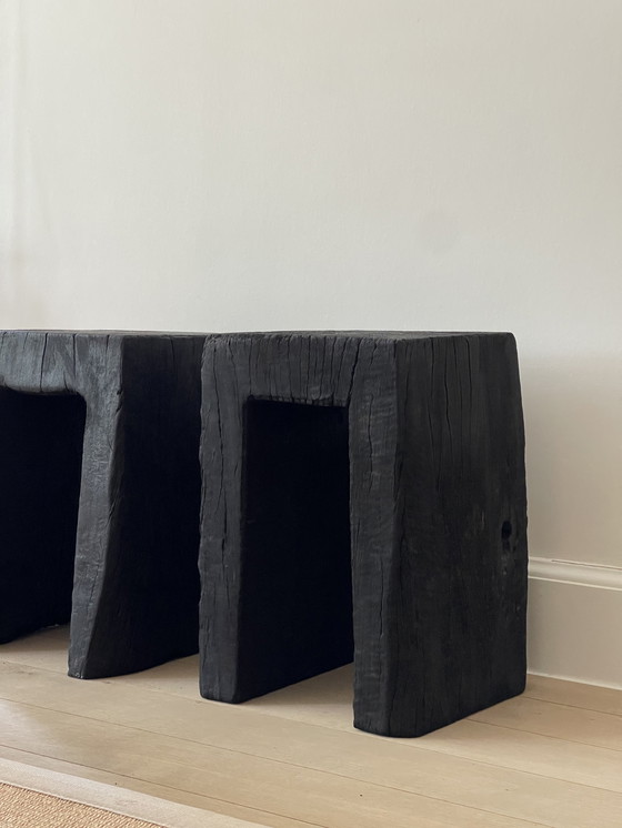 Image 1 of Taburetes de madera hechos a mano - Mija de Rijk