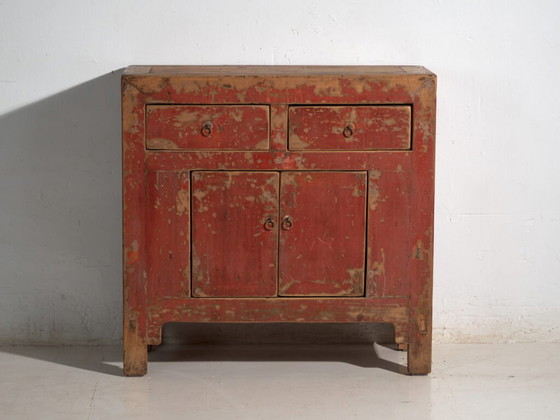Antique chest of drawers in elm wood – China, circa 1930 – Iron (photo 10 of 40)