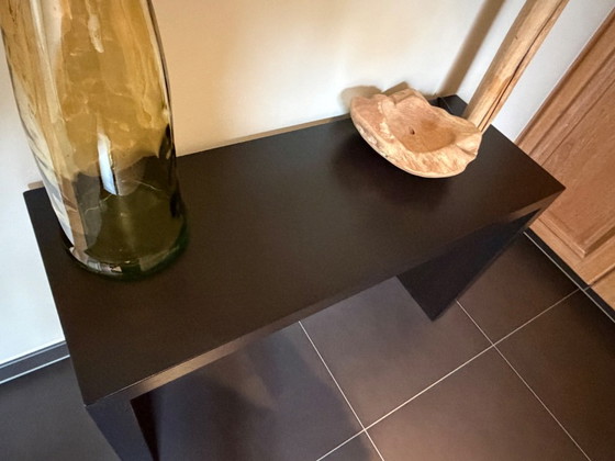 Consola de pared de diseño con laterales, Van Rossum, Lof – Wood (photo 4 of 5)