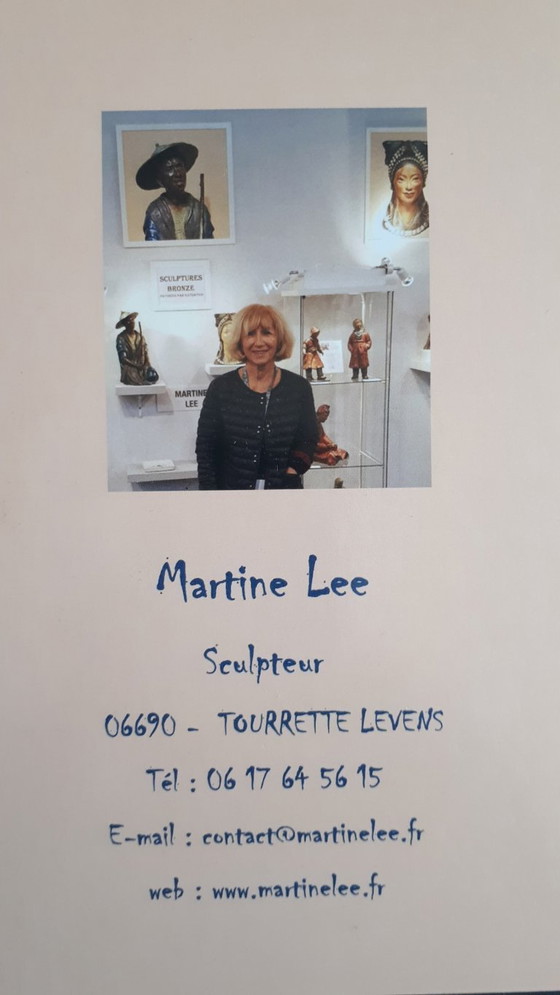 Image 1 of Martine LEE - Manon - Sculpture en Bronze d'artiste