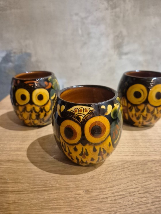 Image 1 of Reber - Drinking Service - Ceramics - "Owl" Service