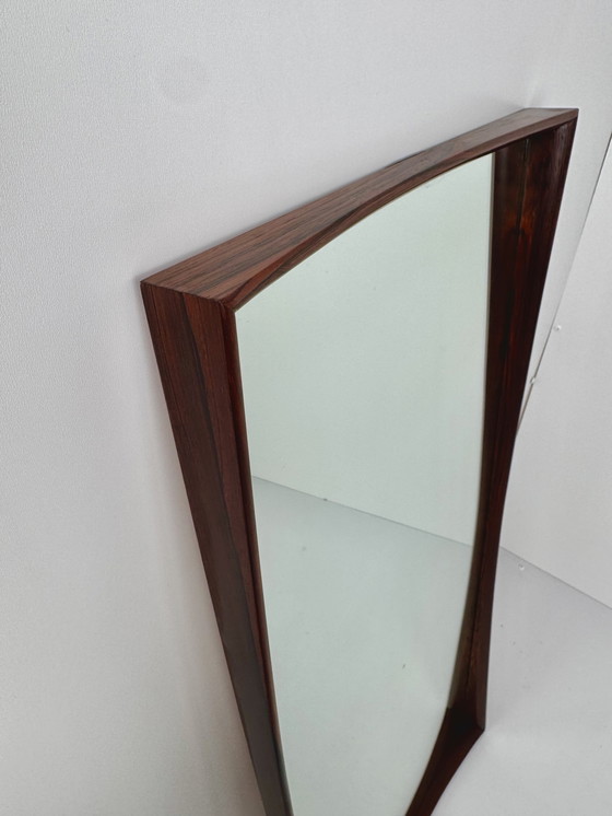 Image 1 of Specchio da parete in palissandro danese