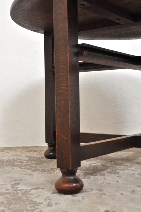 Image 1 of Tables basses deux-en-un en chêne, années 1920