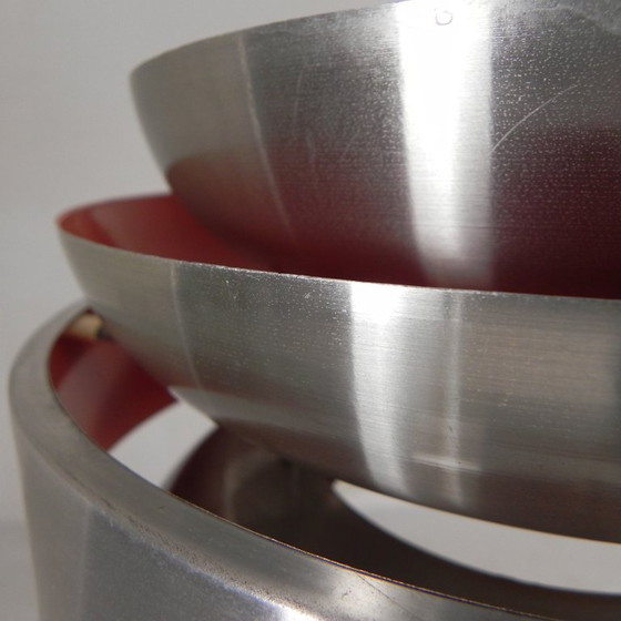 Vintage aluminum Pendant lamp Lakro Amstelveen, 1960s – Aluminium (photo 11 of 15)