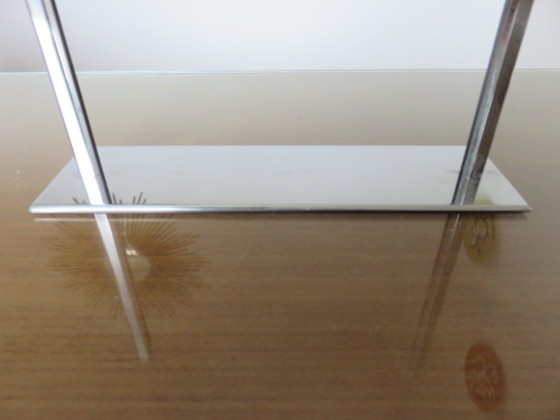 Image 1 of Marco de fotos Art Déco de latón cromado, década de 1930, Francia