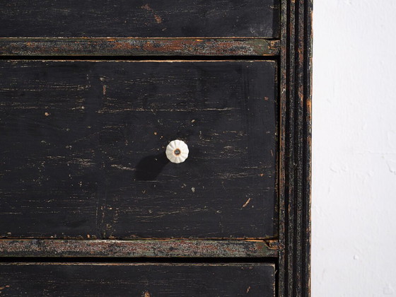 Antique chest of drawers with dark patina (c.1920) #58 (photo 36 of 40)