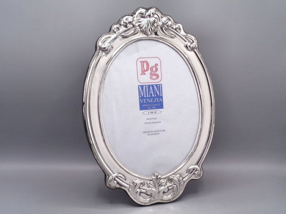 Image 1 of Marco/espejo de plata 925 de 18x24 pulgadas.